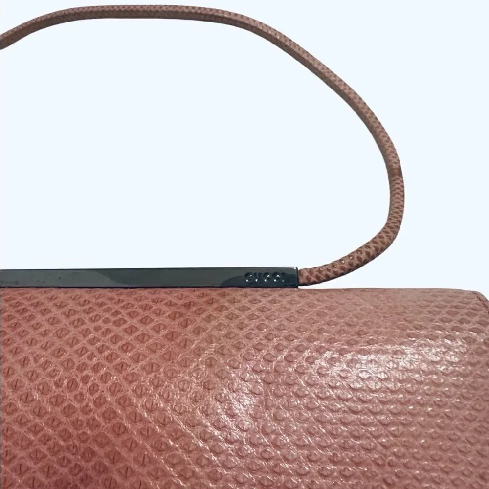 Gucci mini top handle pink leather bag - Picture 15 of 16